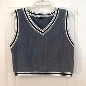 Cute shein cable vest